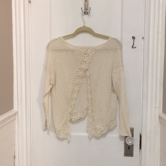 5 for $25: Lightweight lace back sweater - Picture 2 of 2